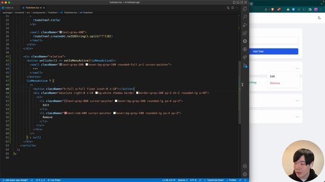 【TypeScript & GraphQL】で Fullstack Web Application開発 #9 - Dropdown Menuの実装 смотреть онлайн