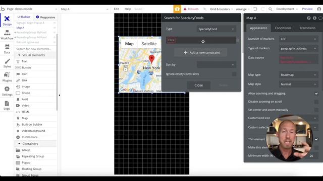 Setup Google Maps in Bubble - Tutorial смотреть онлайн