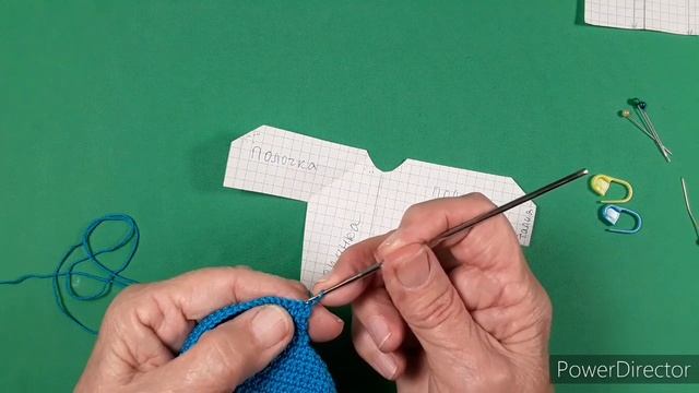 Жилетка-разлетайка вязания крючком по супер выкройке. Crochet Barbie.