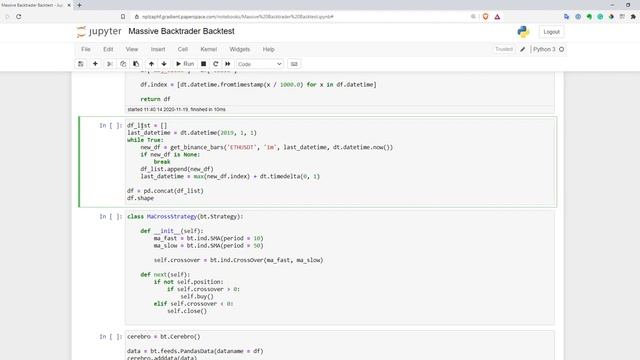 Running a Massive Backtest on 1M Bars in Python with Backtrader смотреть онлайн