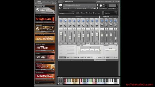 Abbey Road Modern Drummer - creating Big Booming Drum kits смотреть онлайн