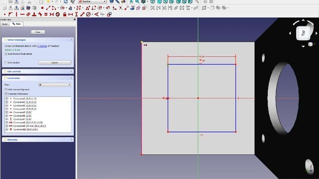 Making Nema 17 Mount with FreeCAD смотреть онлайн