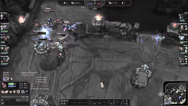 League of Legends: Evelynn triple kill wins us the base race смотреть онлайн