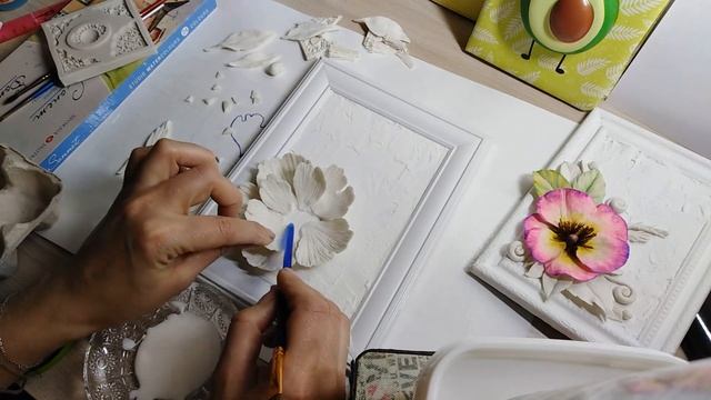 Масса для лепки из шпаклевки. Пион.Мастер-класс. смотреть онлайн