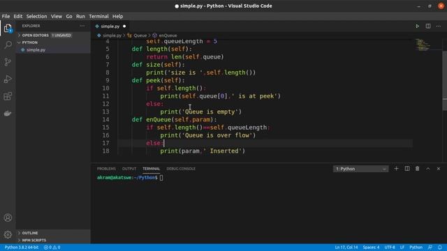 python- Queue data structure смотреть онлайн