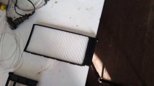 Замена салонного фильтра nissan cube z10 или как я его подгонял