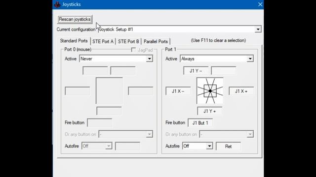 Atari ST - Airball and SteemSSE Emulator Advanced Joystick Configuration смотреть онлайн