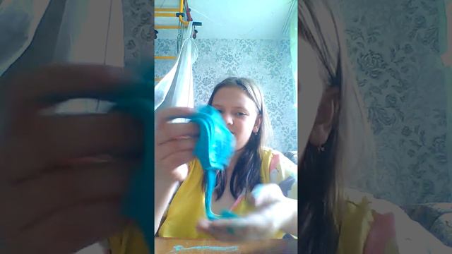 Добавляю в слайм колер и клей пва Луч. смотреть онлайн