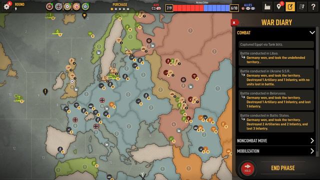 Axis and Allies 1942 Online | Me (Allies) V. JOHNYCOUSIN (Axis) Ep. 10. смотреть онлайн