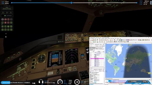 ✈ X- Plane 11 - BOEING 777-300 -- Sydney (YSSY) - Auckland (NZAA) -- IVAO смотреть онлайн