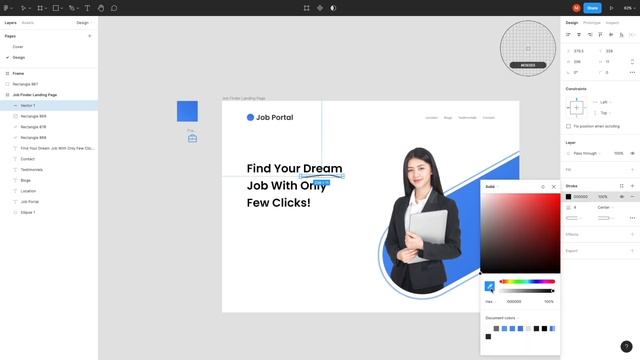 Day - 46 || Job Portal / Finder Landing Page Part-1 || Daily UI Design Challenge смотреть онлайн