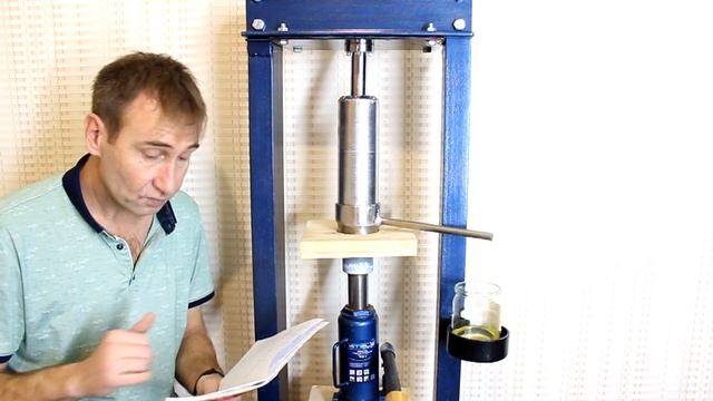 Масло пресс холодного отжима своими руками, нержавейка. cold pressed stainless steel oil press смотреть онлайн