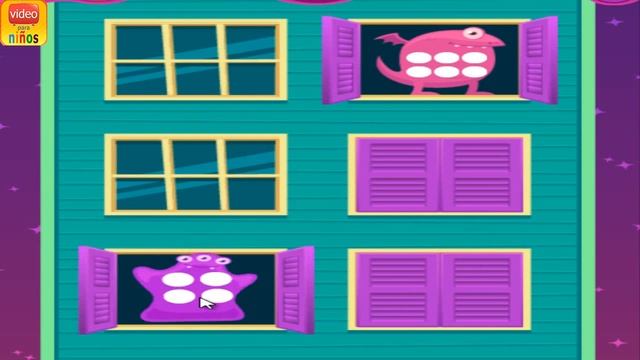 Number Match Monster Mansion - Game Kids смотреть онлайн
