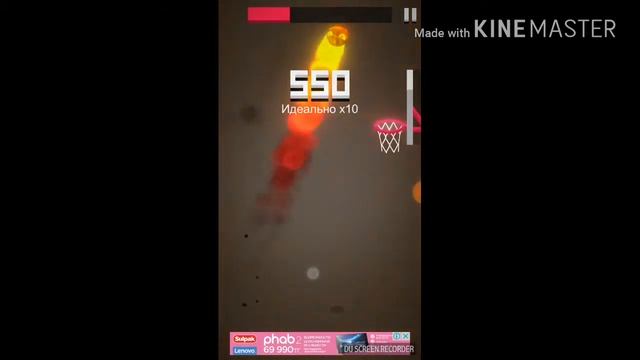 Dunk Hit - набрали 1000 очков, получили зеленый мяч! смотреть онлайн