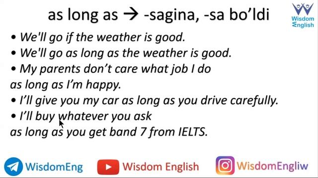 Alternatives to if (unless, as long as, even if, provided/providing (that), on condition) смотреть онлайн