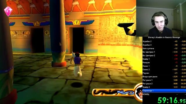 Disney’s Aladdin in Nasira’s Revenge [speedrun][Rus] ps1 1:57:50.89|Суперген смотреть онлайн