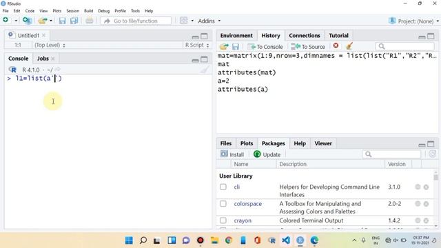 Attributes Of an Object In R | Learn R with Pallvi смотреть онлайн