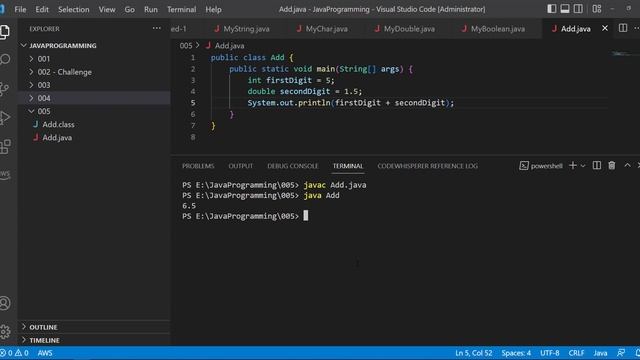 014 - Tagalog Java Programming - Data Type | Basic operations - Addition смотреть онлайн