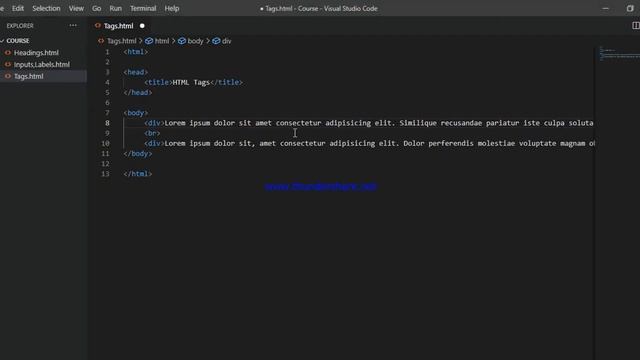 DIV AND P, NAV Method By HTML AND CSS. смотреть онлайн