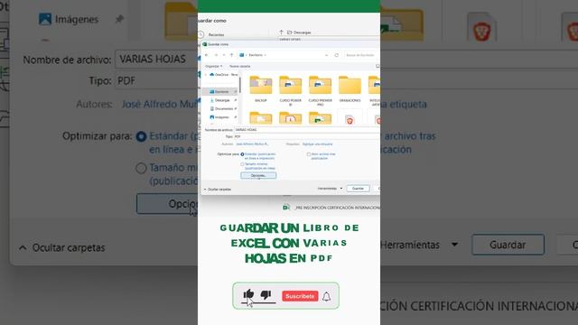 Guardar varias hojas en PDF #excel #microsoftexcel #microsoftoffice #PDF #mexcel смотреть онлайн