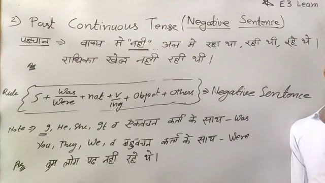 Past continuous tense(Affirmative/ Negative/interrogative sentence)in Hindi смотреть онлайн