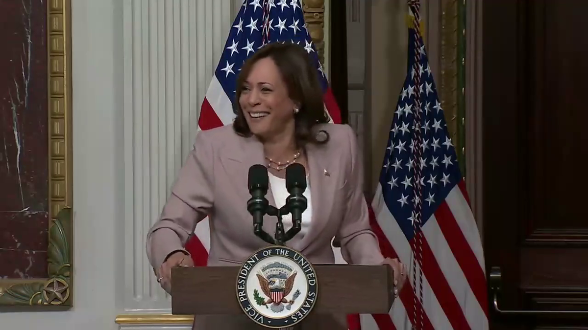 Бухая Камала толкает речь. Позор администрации США Шуточное видео + оригинал!