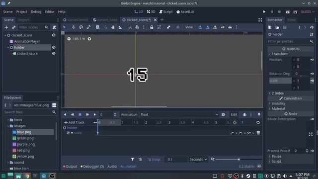 Godot Match tutorial part 4 - Getting fancy with animated score nodes смотреть онлайн