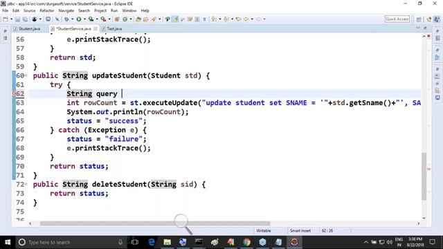 ADV. JAVA LIVE Class Video || Session - 20 || by Mr. Nagoor Babu Sir On 22-08-2018 смотреть онлайн