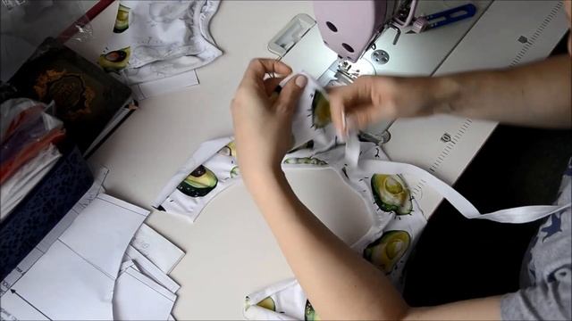 как сшить нижнее белье трусы топ из трикотажа за час /часть 1. DIY lingerie set, knickers смотреть онлайн
