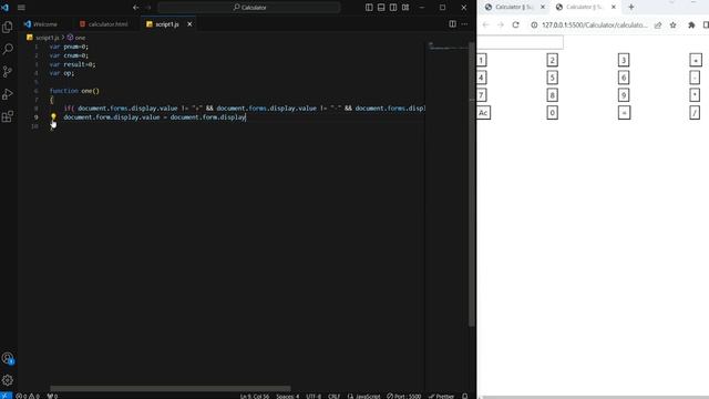 How to make a calculator using HTML CSS and JavaScript смотреть онлайн