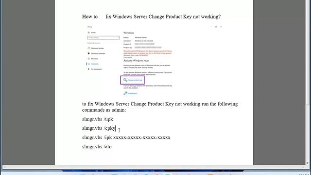 Fix Windows Server Change Product Key not working смотреть онлайн