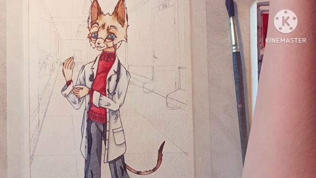Как полюбить СВОЕГО персонажа, как ЧУЖОГО? | Speedpaint | Dr. Dominic #speedpaint #artist #художник смотреть онлайн