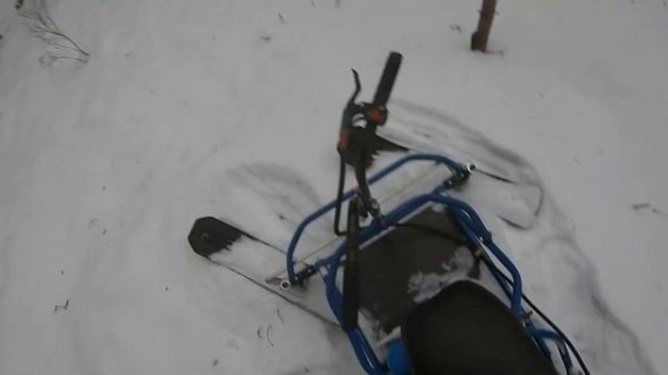 Самый жёсткий тест-драйв снегохода Хаски/ Достал сеть из подо льда, а там.. ШОК!!!