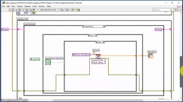 Data Logging and Monitoring LabVIEW Project смотреть онлайн