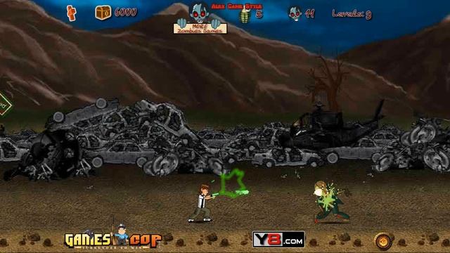 Ben 10 vs Zombies - Ben destroys Zombies (Zombie Games) смотреть онлайн
