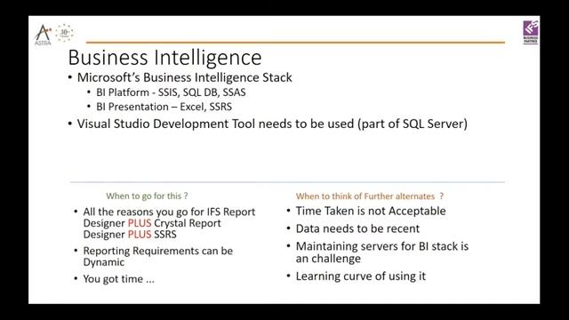IFS Reporting: What is the Best Tool for You смотреть онлайн