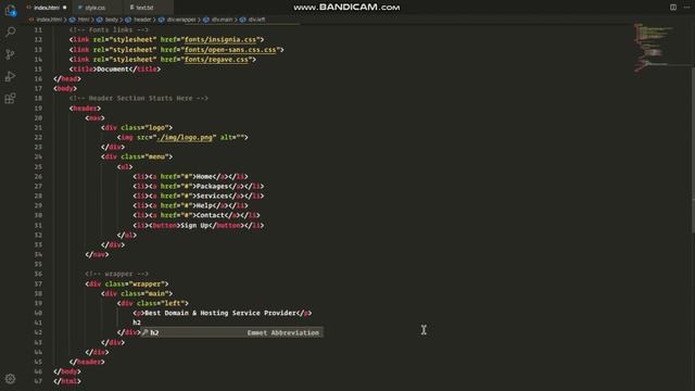 Beautiful web hosting website using html & css - PART 1 смотреть онлайн