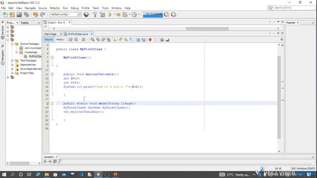 java programming tutorial local variables in Java L2 смотреть онлайн