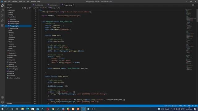 TUTORIAL IMPLEMENTASI REST API & JWT TOKEN PADA POSTMAN смотреть онлайн