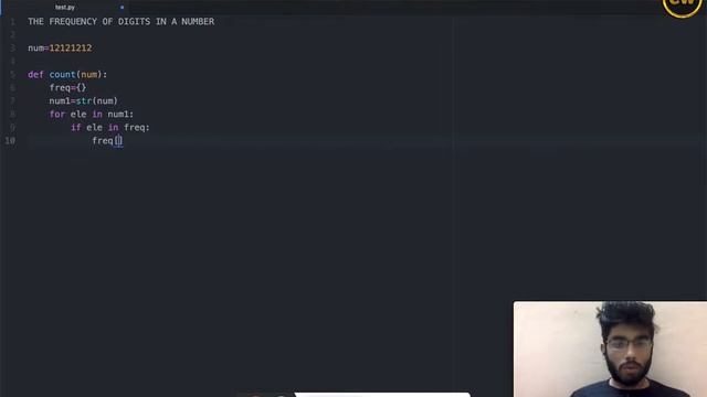 Python problems-Frequency of digits in a number смотреть онлайн