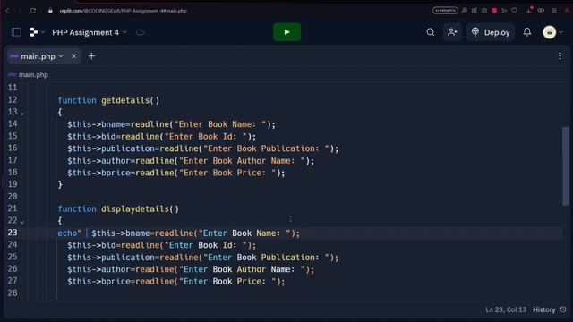 PHP OOP Tutorial: Create a Book Class with Book ID, Name,Author, Price | Object-Oriented Programmin смотреть онлайн