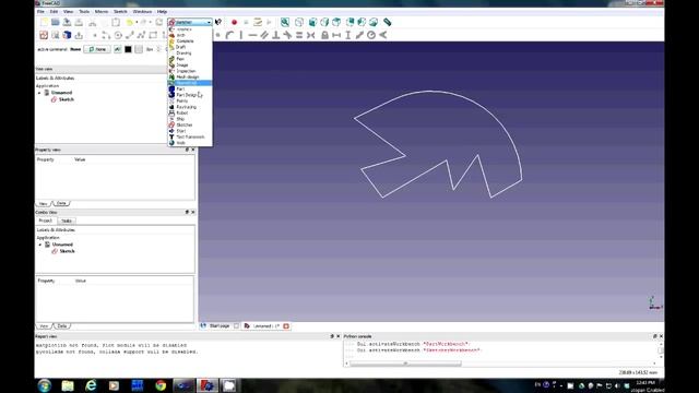 FreeCAD видеоурок