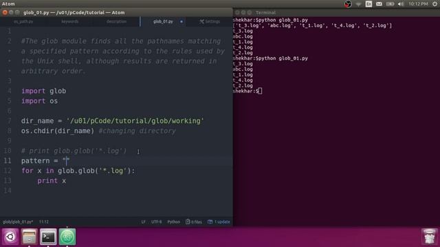 python glob module|glob.glob pattern in python|| Python Tutorial #10|| Python Tutorial for Beginner смотреть онлайн