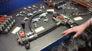 Последовательное соединение гидрораспределителей. Правильное соединение в гидролинию