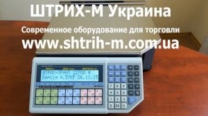 Как войти в меню настроек параметров весов Штрих-ПРИНТ.