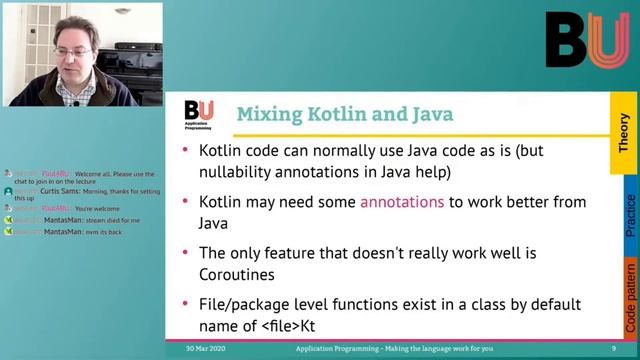 Application Programming 8 (Part 1) – Kotlin and Java interoperability смотреть онлайн