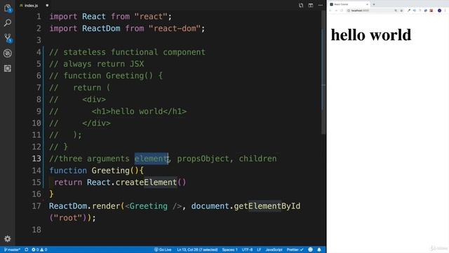 Lecture-16: First React Component In Detail смотреть онлайн