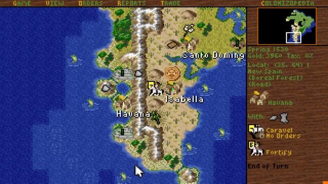 SID MEIER'S COLONIZATION - DOS (PC) GAME - VICEROY SPAIN PART 3 смотреть онлайн