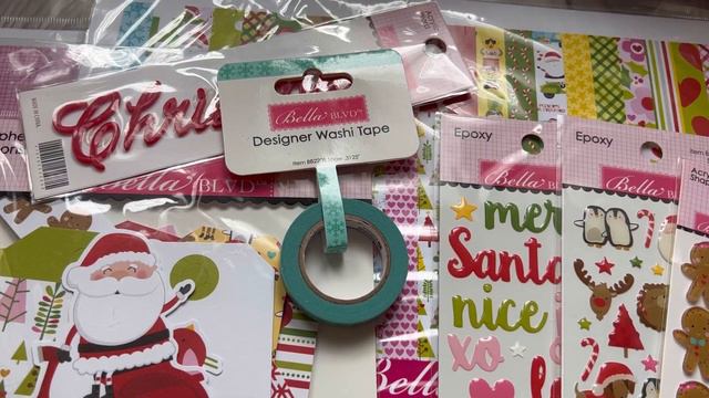New In! Christmas Bella Blvd Papers Flip Through - Cheryl Simone Crafts Shop Haul смотреть онлайн