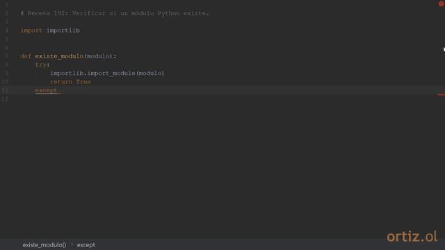 Python 3 - Receta 191: Verificar si un Módulo Específico Python Existe смотреть онлайн